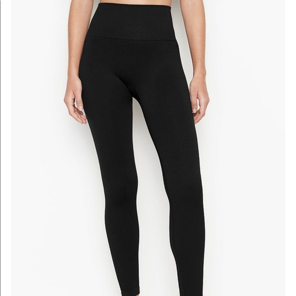 PINK Victoria's Secret Pants - PINK (Victoria’s Secret) High Rise Black Leggings